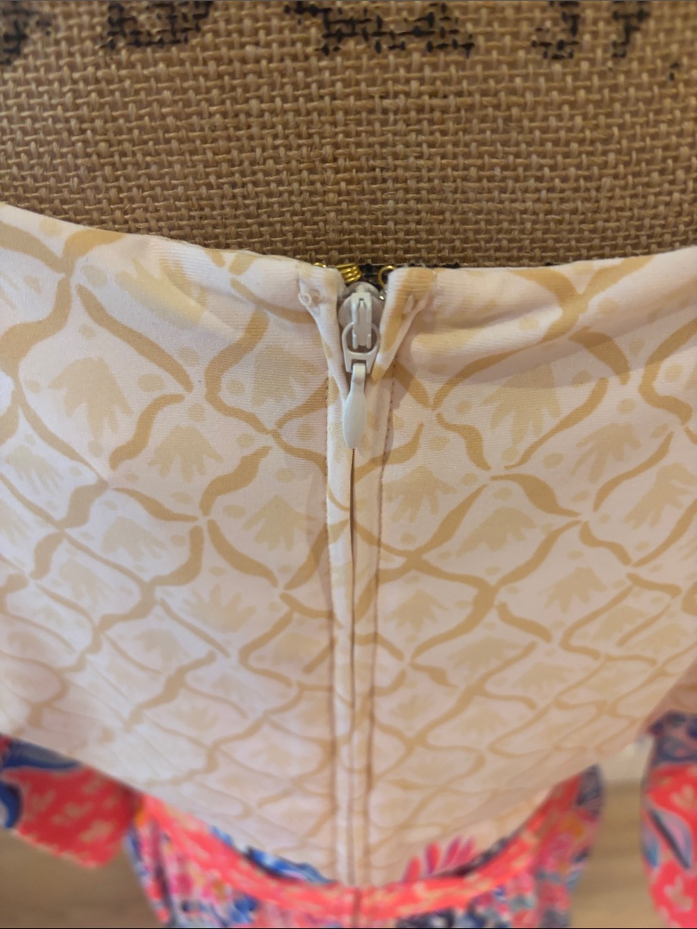 NWT Lilly Pulitzer Minka Twist-Front Maxi Dress in Coral Spritz Beach Bungalow - Picture 7 of 12